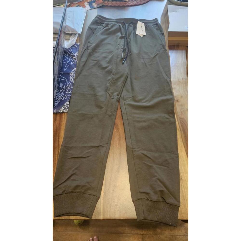 Tanmolo Men's Joggers / Pockets / NEW / Sz Medium / Dark Olive